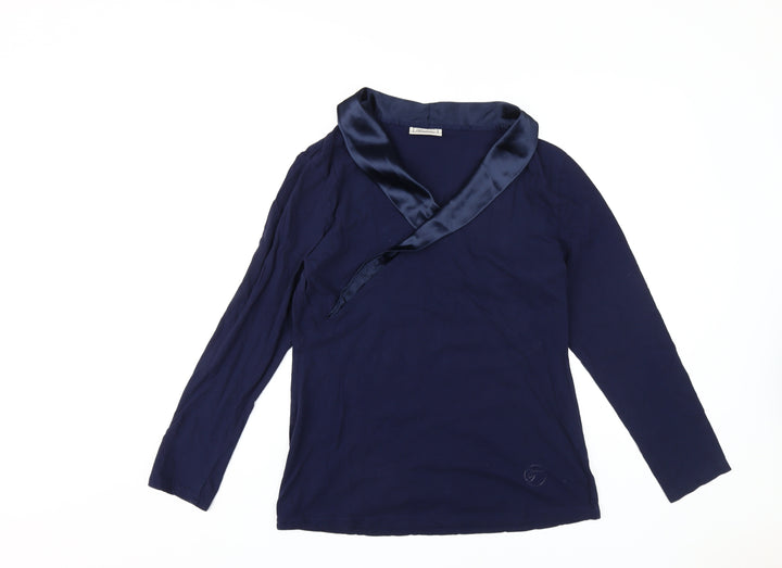 Temperley London Women's Blue Blouse, Size M, Long Sleeve