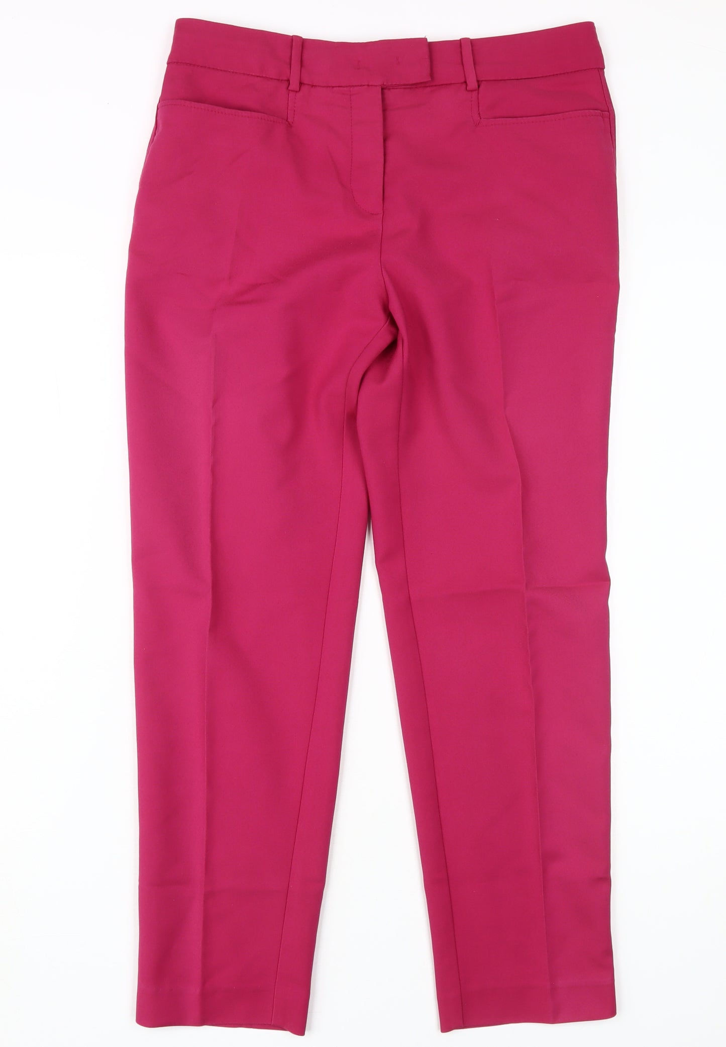 MNG Women's Pink Straight Trousers Size 12