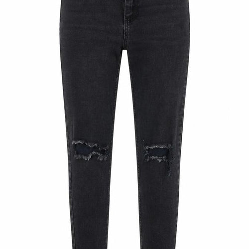 New Look Women’s Black Skinny Distressed Jeans Size 10