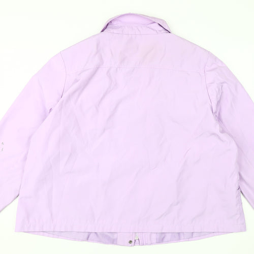 BM Collection Women's Purple Casual XL Jacket