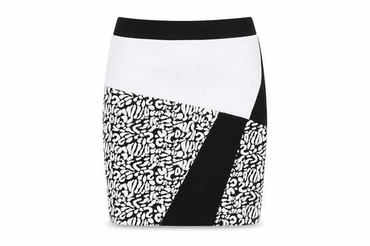River Island Girls Black Patterned Skirt 9-10 Years