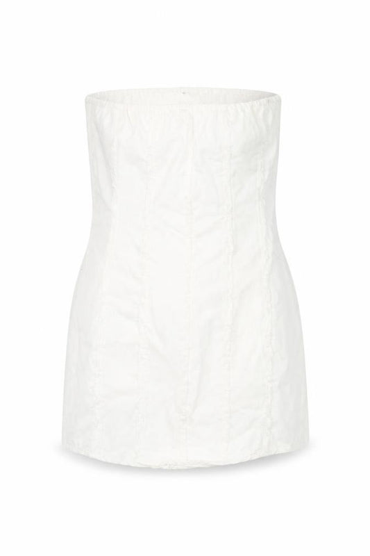 Front view of ASOS Design Women's White Bodycon Dress, size 12