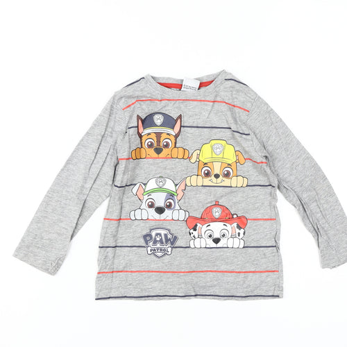 Nickelodeon Boys PAW Patrol Grey Long Sleeve T-Shirt 4-5 Years