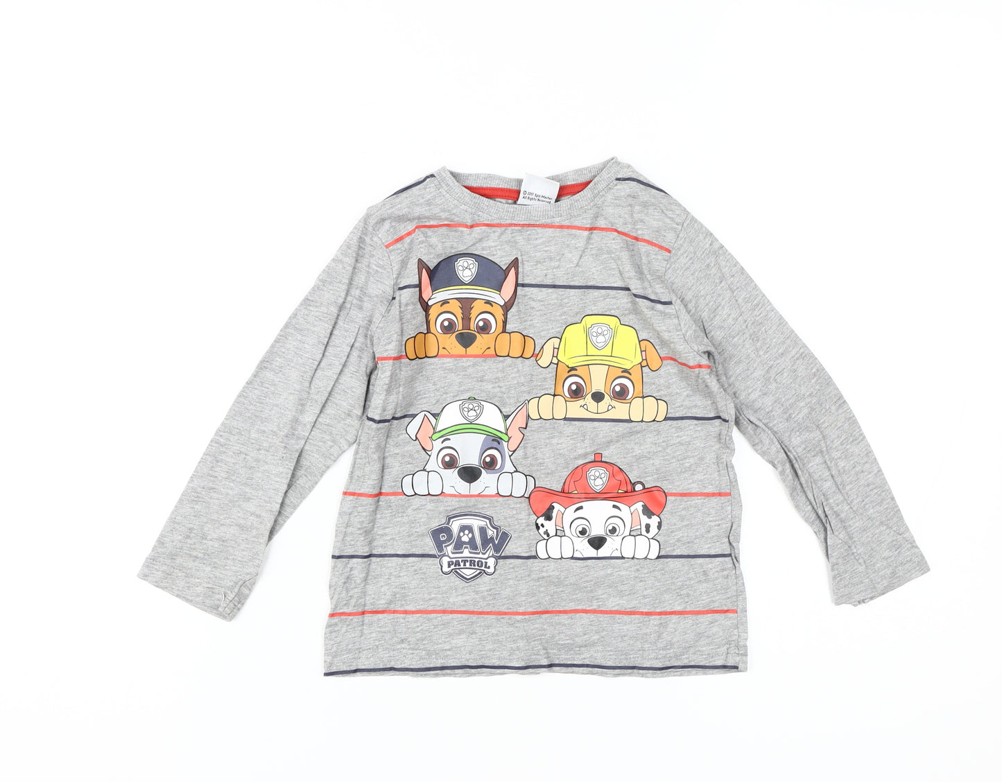Nickelodeon Boys PAW Patrol Grey Long Sleeve T-Shirt 4-5 Years