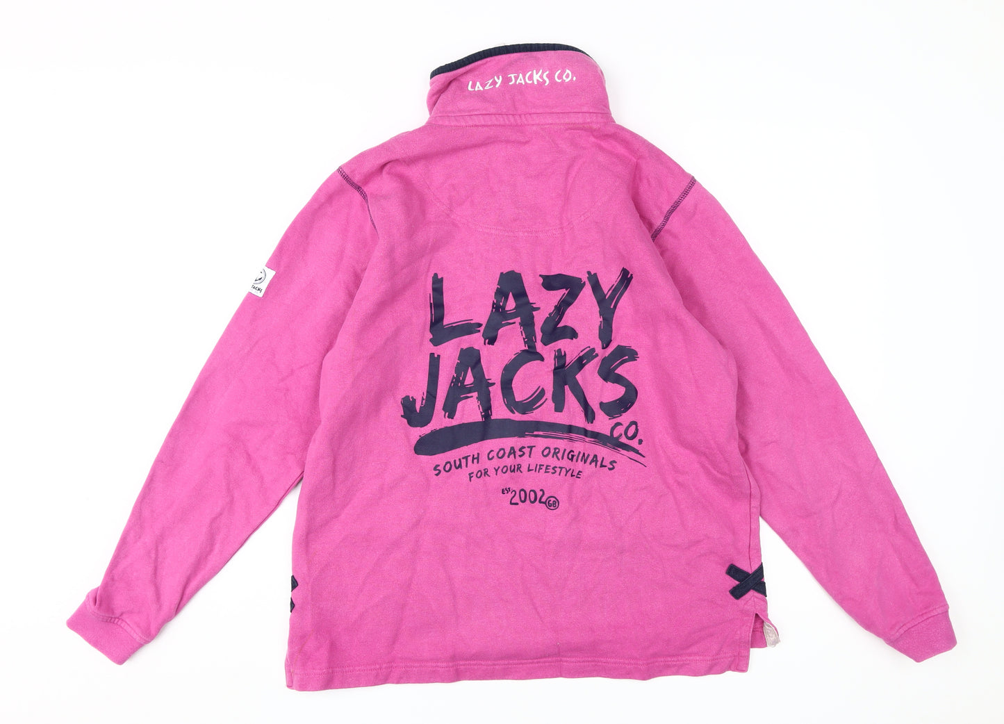Lazy Jacks Women's Pink Cotton Pullover XS