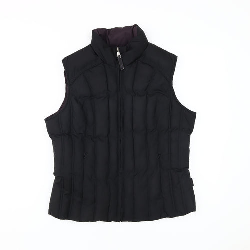 Per Una Women's Black Puffer Waistcoat M