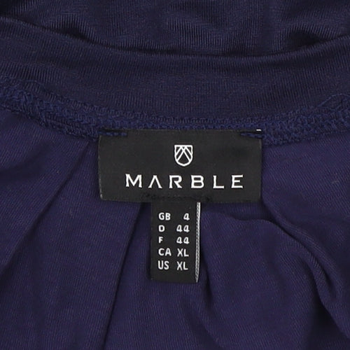 Marble Women's Blue Sleeveless Tank Top Size 16