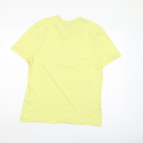 Stranger Things Yellow Pizza T-Shirt - Large