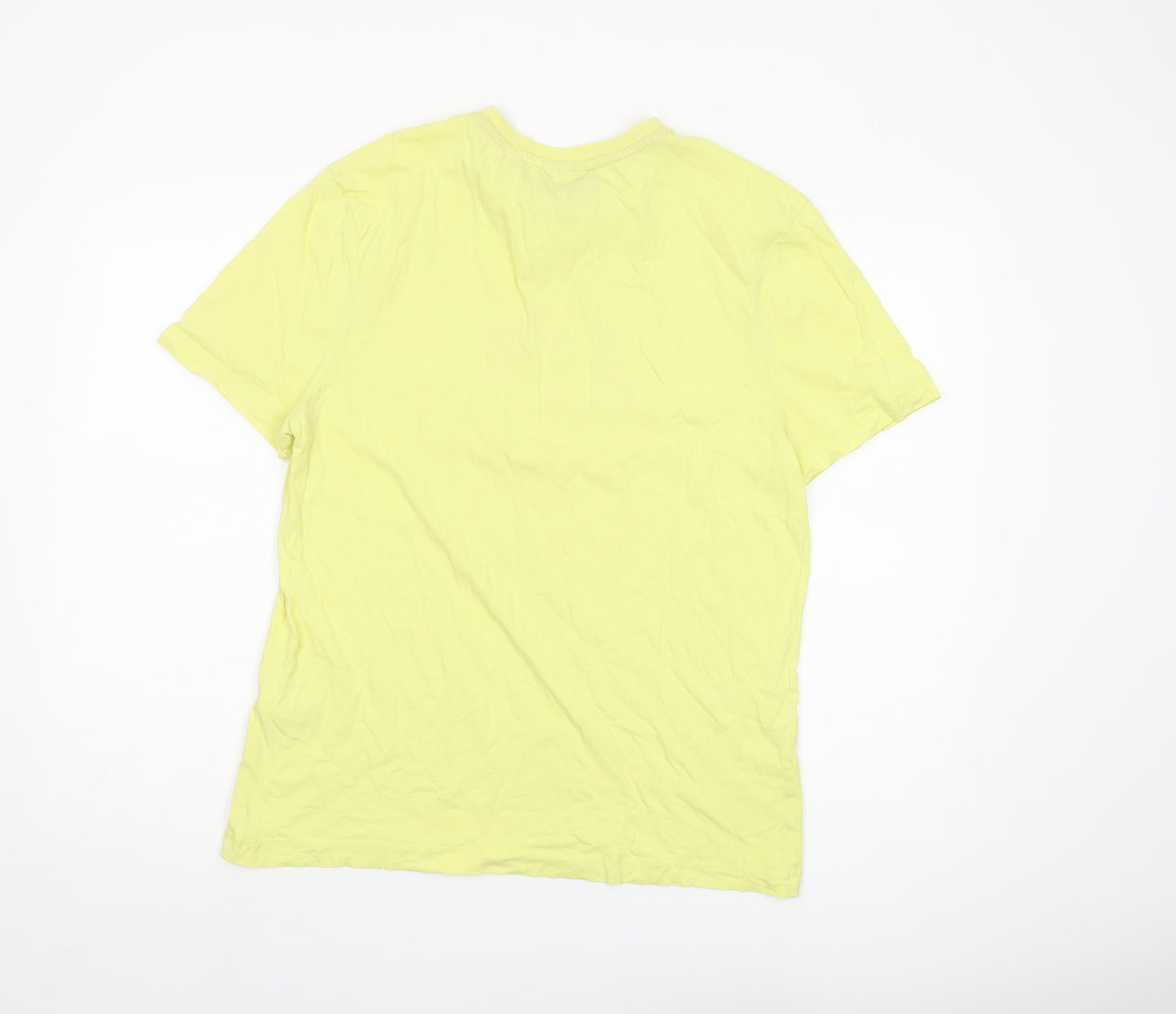 Stranger Things Yellow Pizza T-Shirt - Large
