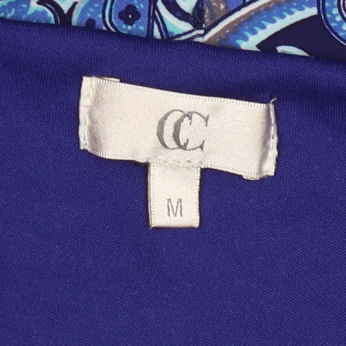 CC Women's Blue Paisley Skirt, Medium, Excellent