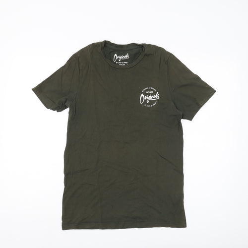Jack & Jones Men's Green T-Shirt, Size S