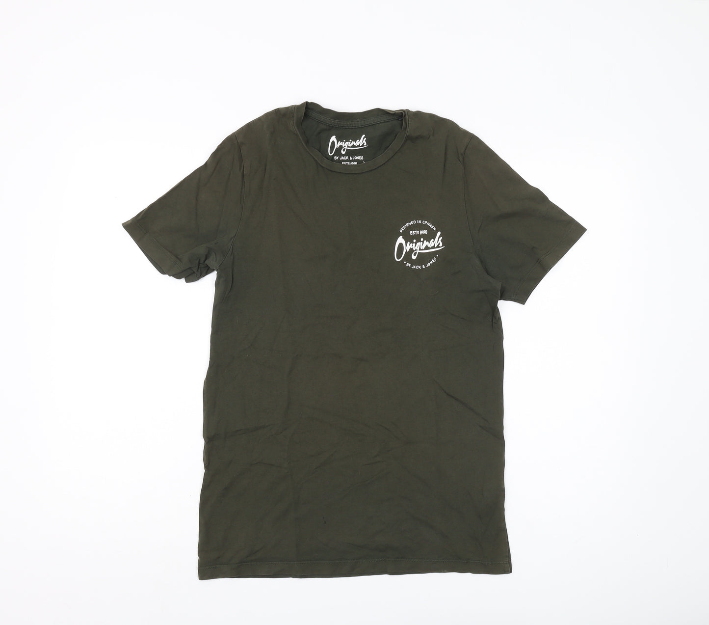 Jack & Jones Men's Green T-Shirt, Size S
