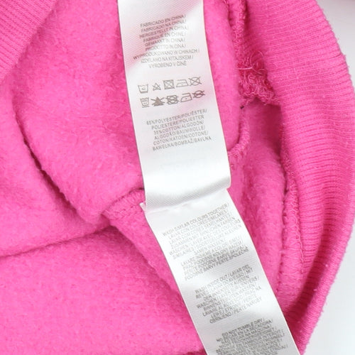 Disney at Primark Girls Pink Minnie Mouse Pullover Hoodie 7-8 Yrs
