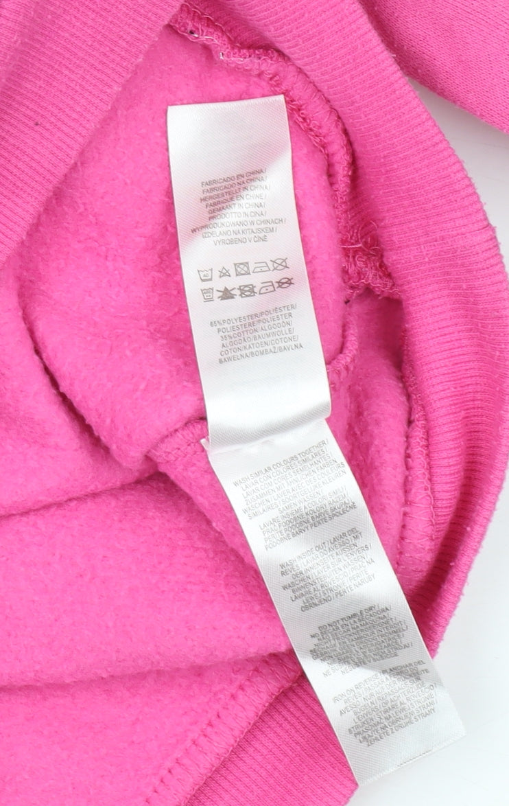 Disney at Primark Girls Pink Minnie Mouse Pullover Hoodie 7-8 Yrs