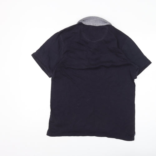 J By Jasper Conran Men's Blue Polo Shirt M