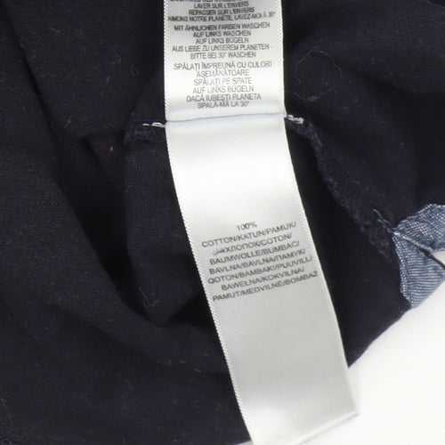 J By Jasper Conran Men's Blue Polo Shirt M