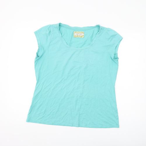 Laura Ashley Women's Blue T-Shirt, Size 20, Short Sleeve