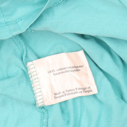 Laura Ashley Women's Blue T-Shirt, Size 20, Short Sleeve