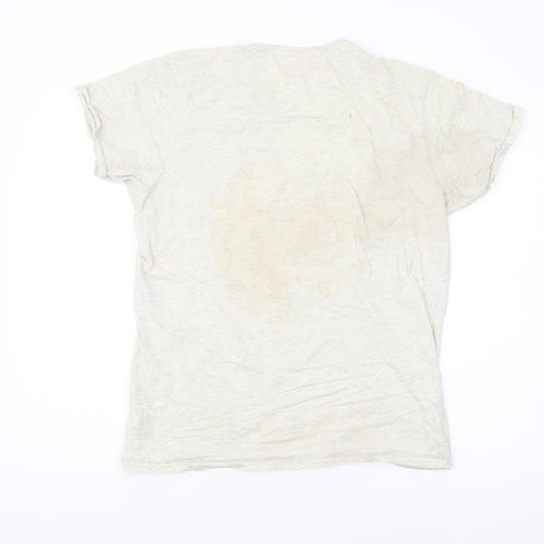 Jack & Jones Men's XL Beige Sports Graphic T-Shirt