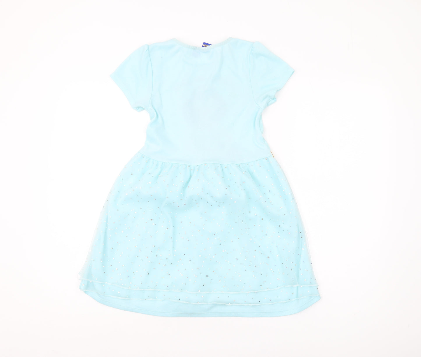 Disney Girls' Blue Aladdin Dress 7-8 Years Fit & Flare