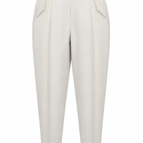Manière De Voir Women's Beige High-Rise Trousers Size 10