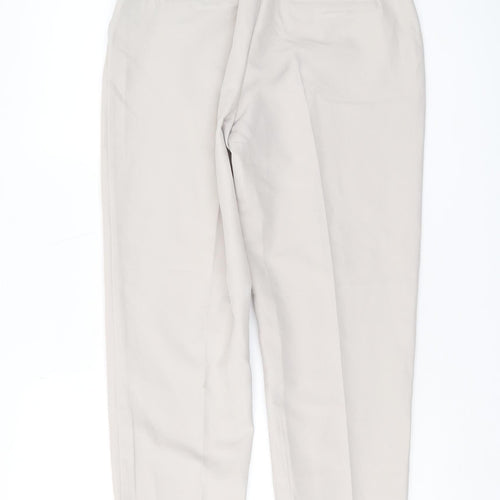 Manière De Voir Women's Beige High-Rise Trousers Size 10