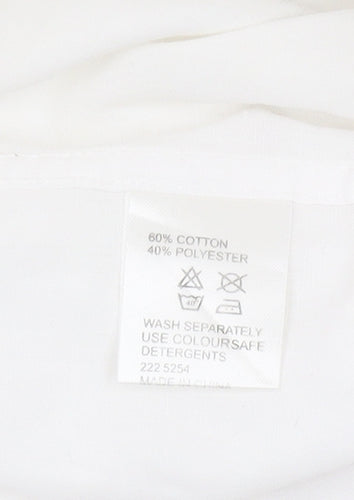 Moss Bros Men's White 15.5 Button-Up Casual Shirt