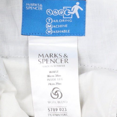 Marks and Spencer Men's Navy Dress Pants, Sz L