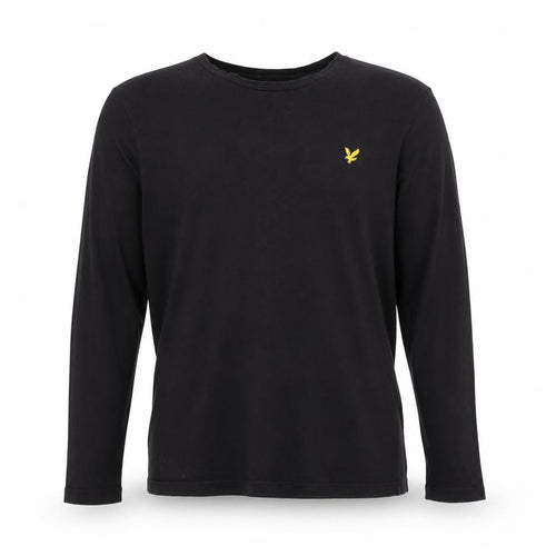 Lyle & Scott Men's Black Long Sleeve T-Shirt Size S