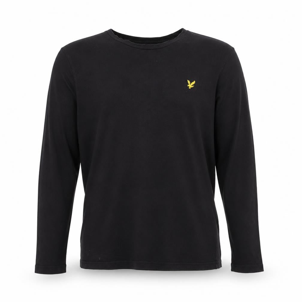 Lyle & Scott Men's Black Long Sleeve T-Shirt Size S