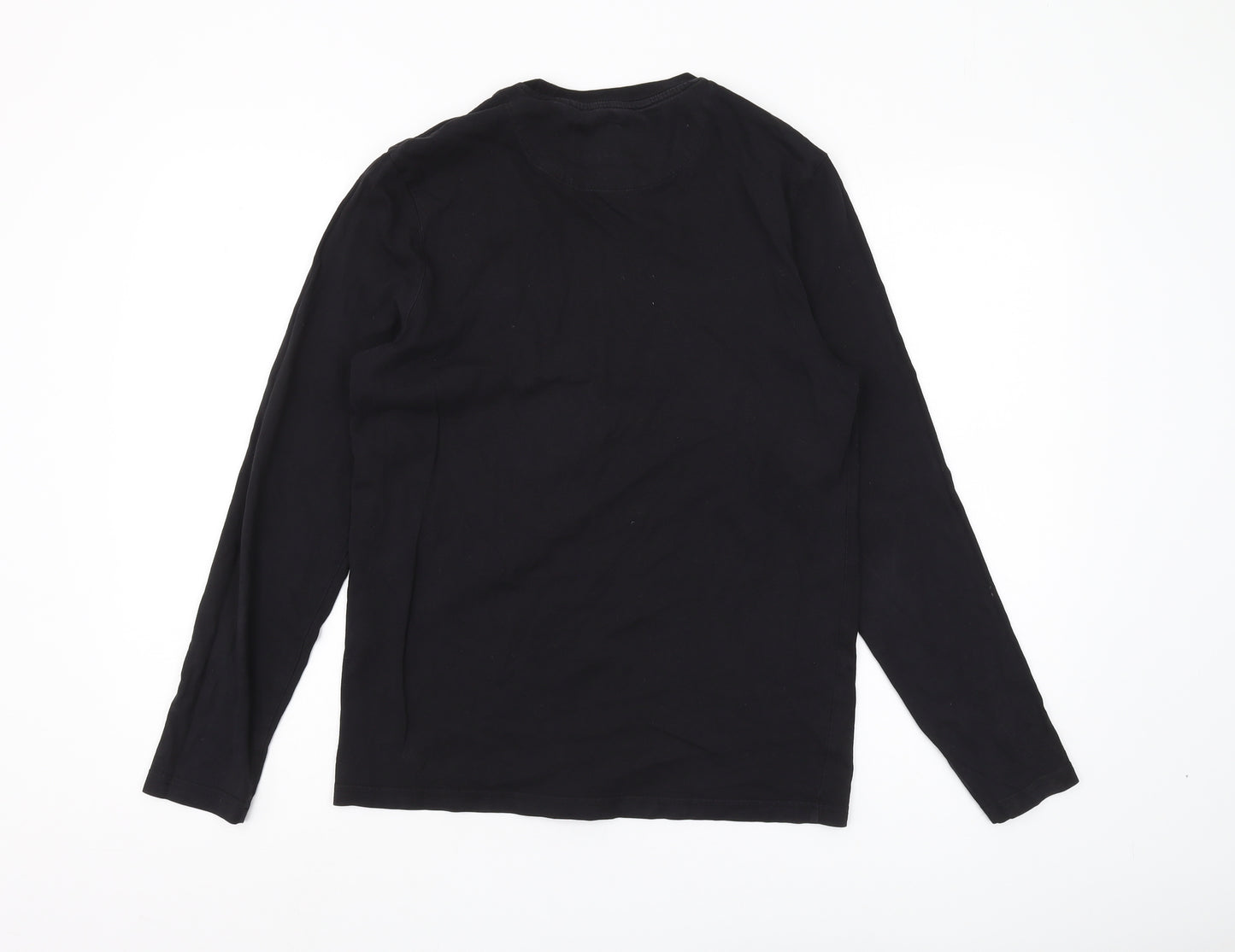 Lyle & Scott Men's Black Long Sleeve T-Shirt Size S