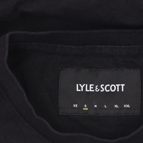 Lyle & Scott Men's Black Long Sleeve T-Shirt Size S