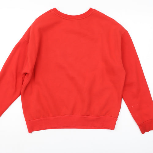 Marvel Unisex Red Black Widow Pullover Sweatshirt S