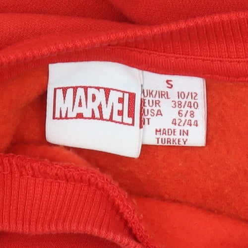 Marvel Unisex Red Black Widow Pullover Sweatshirt S