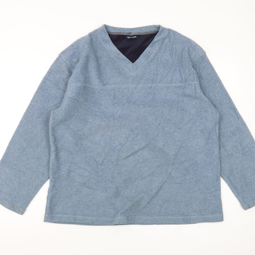 Peter Storm Men's Blue V-Neck Sweatshirt, S, Long Sleeve