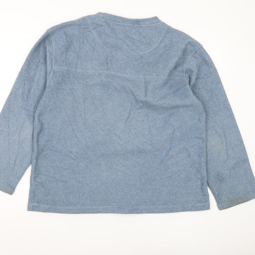 Peter Storm Men's Blue V-Neck Sweatshirt, S, Long Sleeve