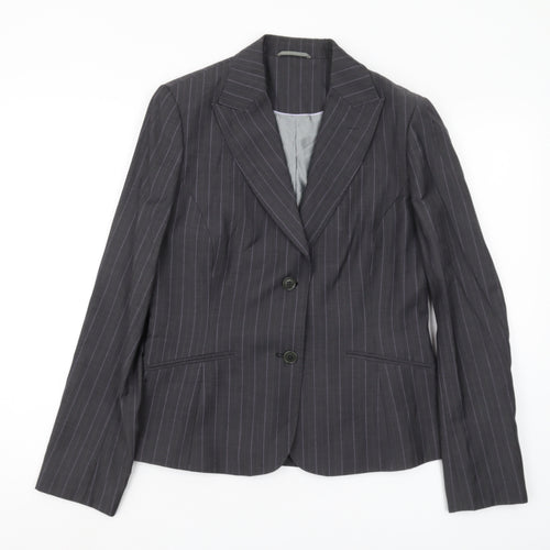 Austin Reed Women’s Black Wool Pinstripe Blazer Size 12