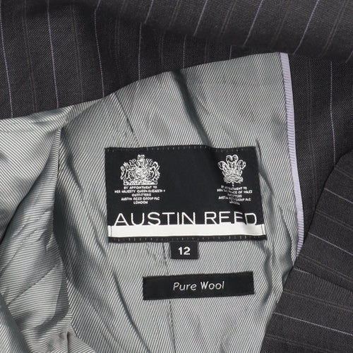 Austin Reed Women’s Black Wool Pinstripe Blazer Size 12