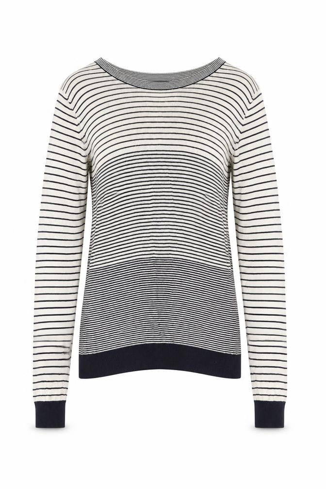 Front view of TOG24 Women's Striped jumper, size 10