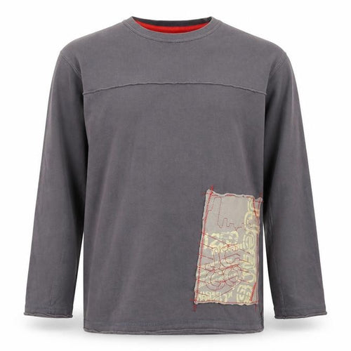 Jasper Conran Boys Grey Long Sleeve Graphic T-Shirt 11-12 Yrs