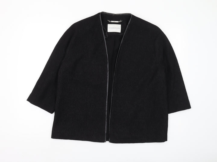 Windsmoor Women's Black Cape UK 12 Casual Formal