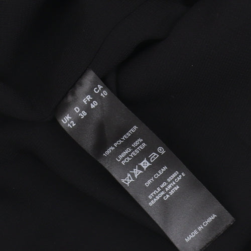 Windsmoor Women's Black Cape UK 12 Casual Formal