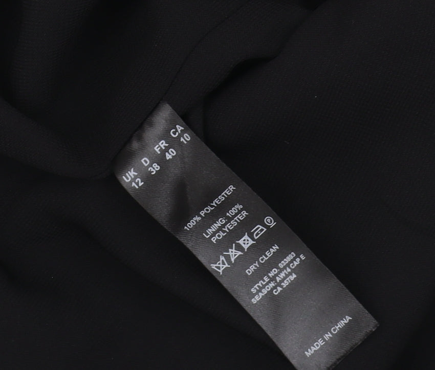 Windsmoor Women's Black Cape UK 12 Casual Formal