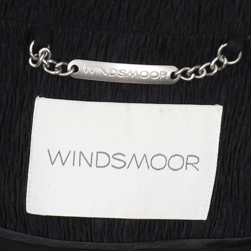 Windsmoor Women's Black Cape UK 12 Casual Formal