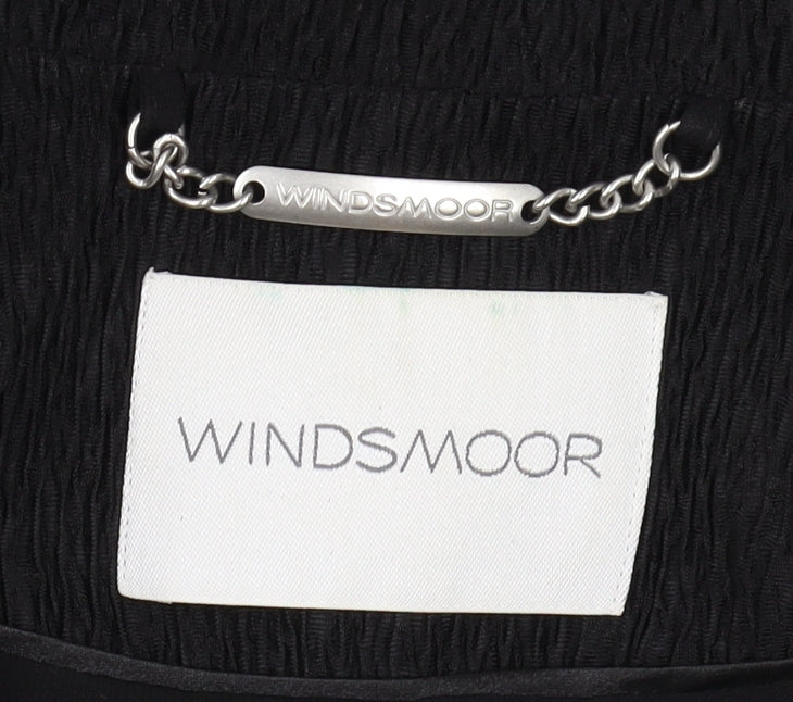 Windsmoor Women's Black Cape UK 12 Casual Formal