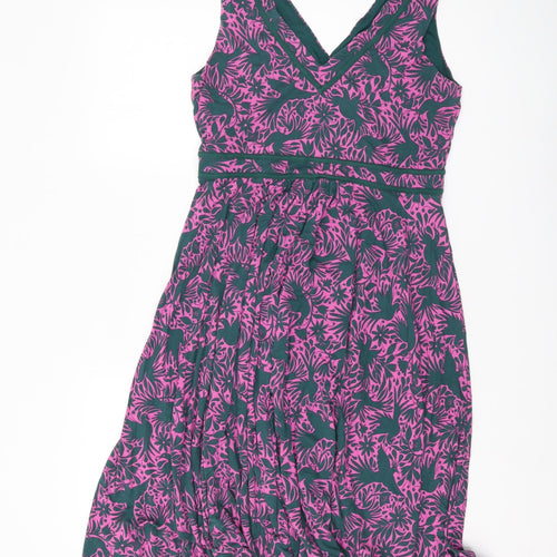 Boden Women’s Multicoloured Floral Fit & Flare Dress, Size 14