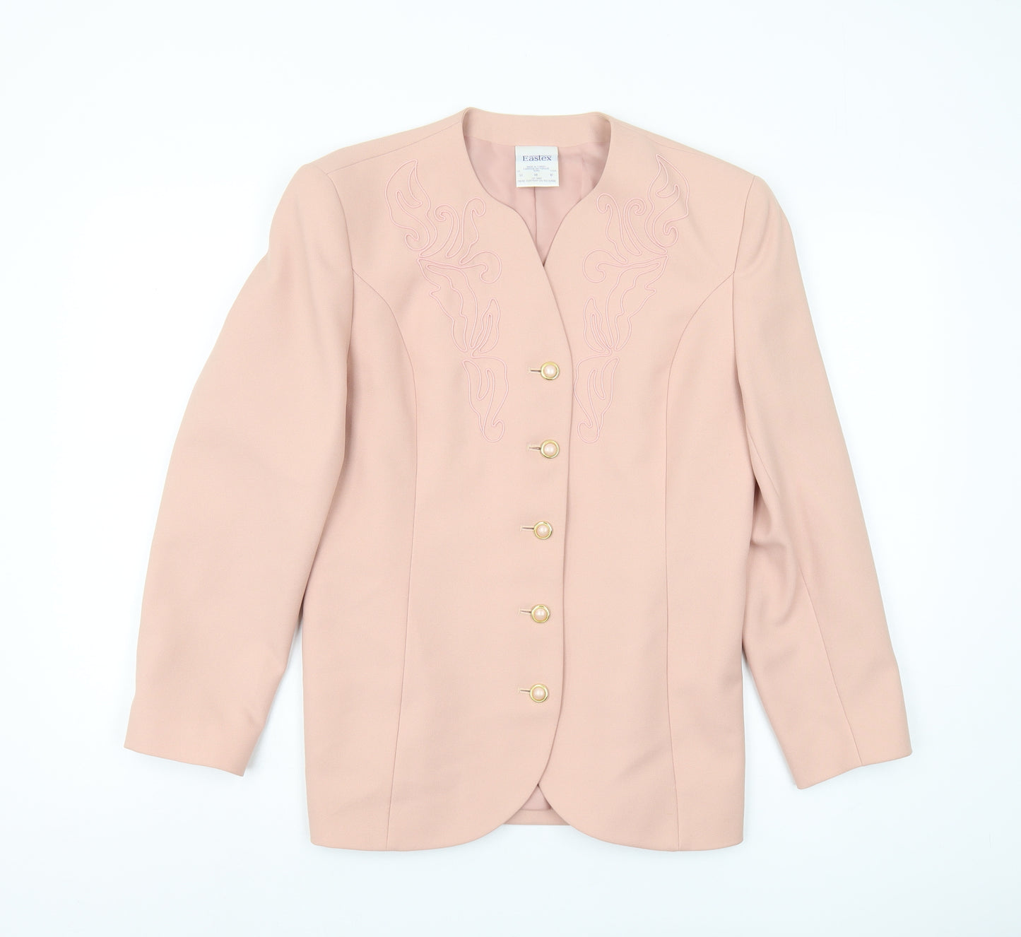 Eastex Women's Pink Blazer UK Size 12 Classic Style