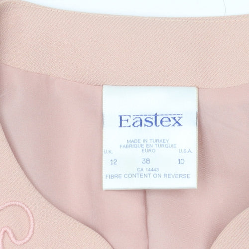 Eastex Women's Pink Blazer UK Size 12 Classic Style
