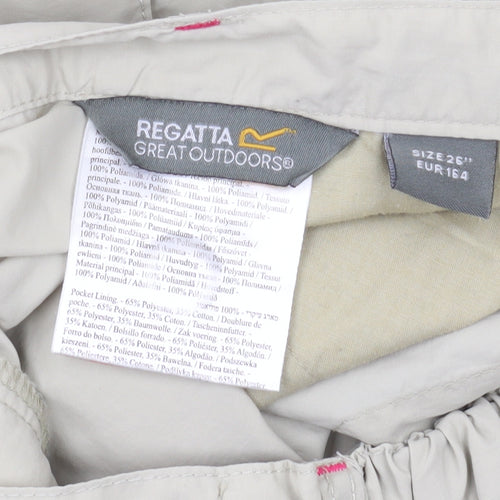 Regatta Boys Beige Cargo Shorts L Casual Hiking