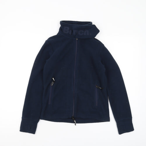 Bench Girls Blue Fleece Jacket Size 11-12 Years